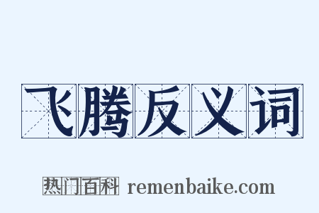 飞腾反义词是什么意思的图片